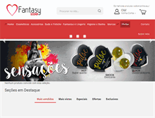 Tablet Screenshot of fantasysexshop.com.br